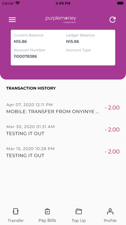 Purple Money Mobile screenshot-8