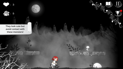 Moon Rose - relaxing runner Screenshot on iOS