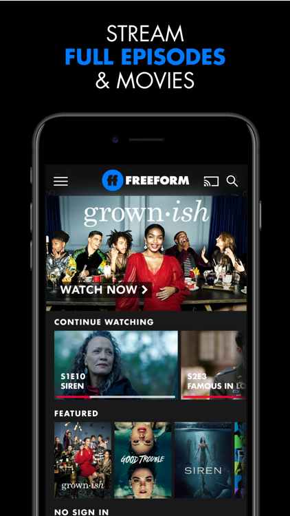 Is The Freeform Tv App Free