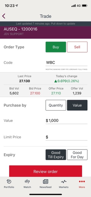 Westpac Online Investing(圖3)-速報App