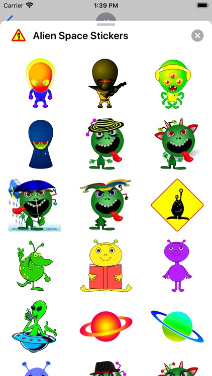 Alien Emoji Space Stickers screenshot-9