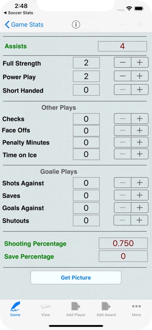 Hockey Player Tracker Logbook(圖2)-速報App