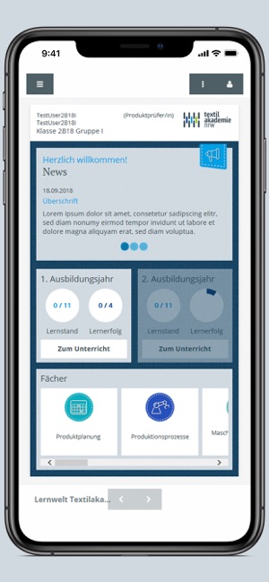 Textilakademie Learning App