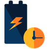 Battery clock