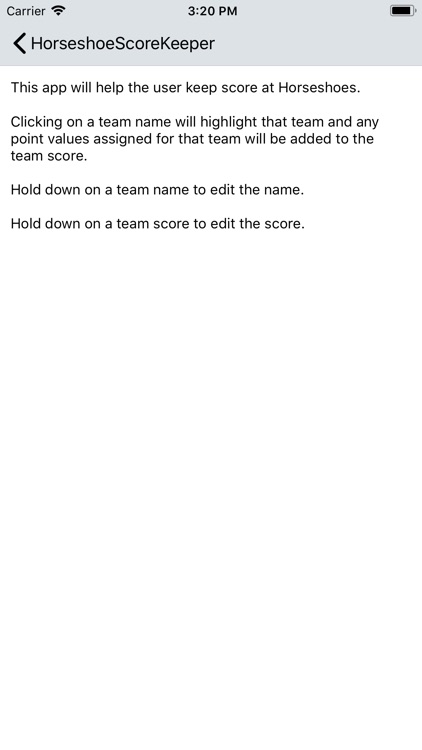 Horseshoe Score Keeper screenshot-5