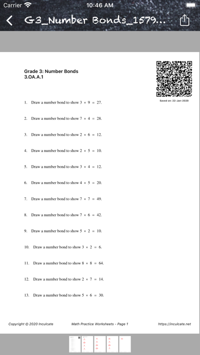 Math Practice Worksheets screenshot 4