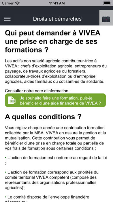 How to cancel & delete Vivea fonds pour la formation from iphone & ipad 3