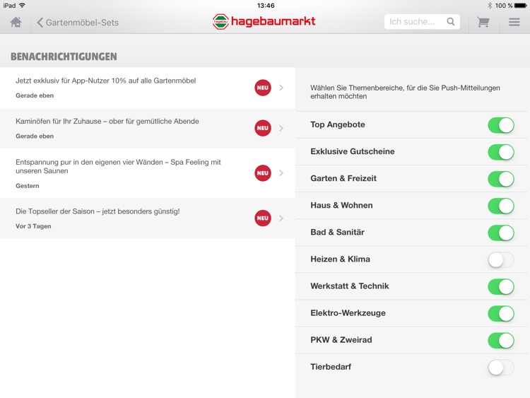 hagebau shop Tablet screenshot-3