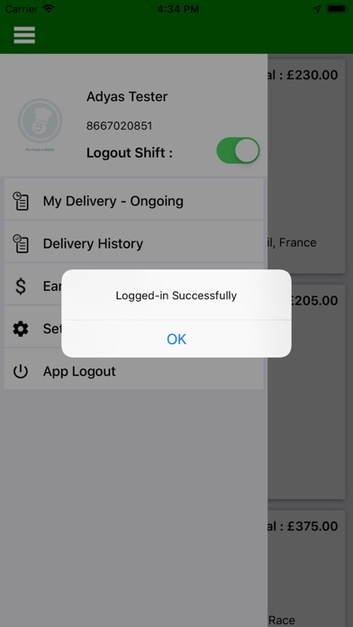 eGrocer Delivery screenshot 2