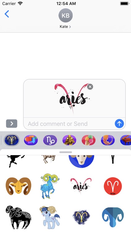 Aries-Emoji Sticker