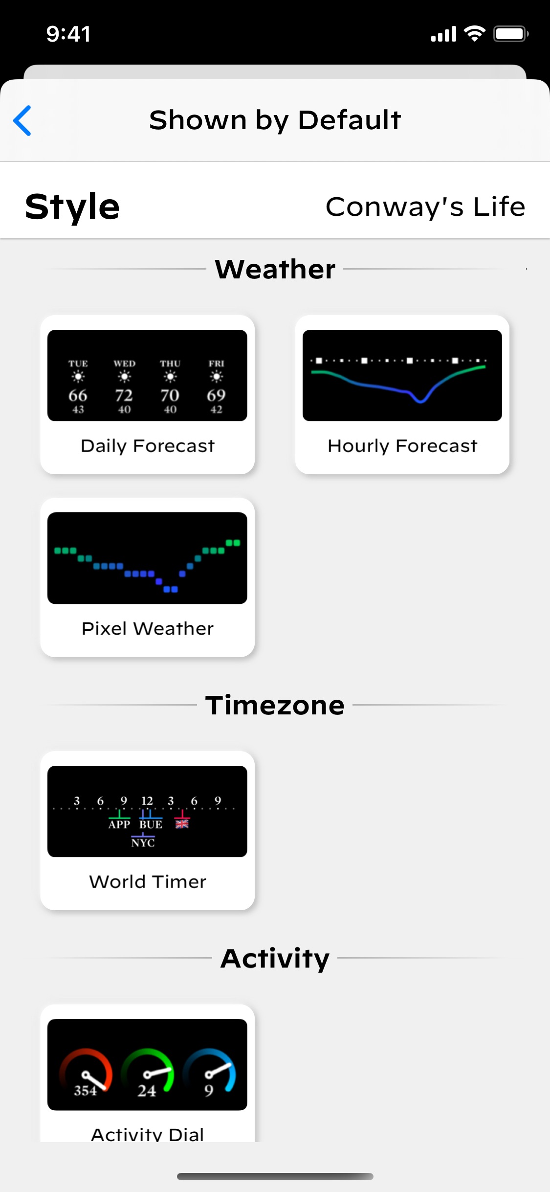 Screenshot do app Watchsmith