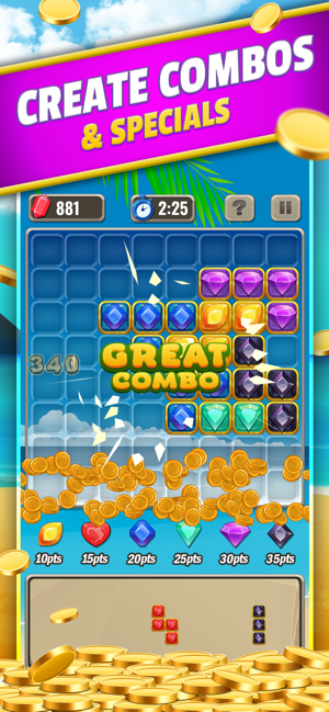 Jewel Blitz: Block Puzzle(圖4)-速報App