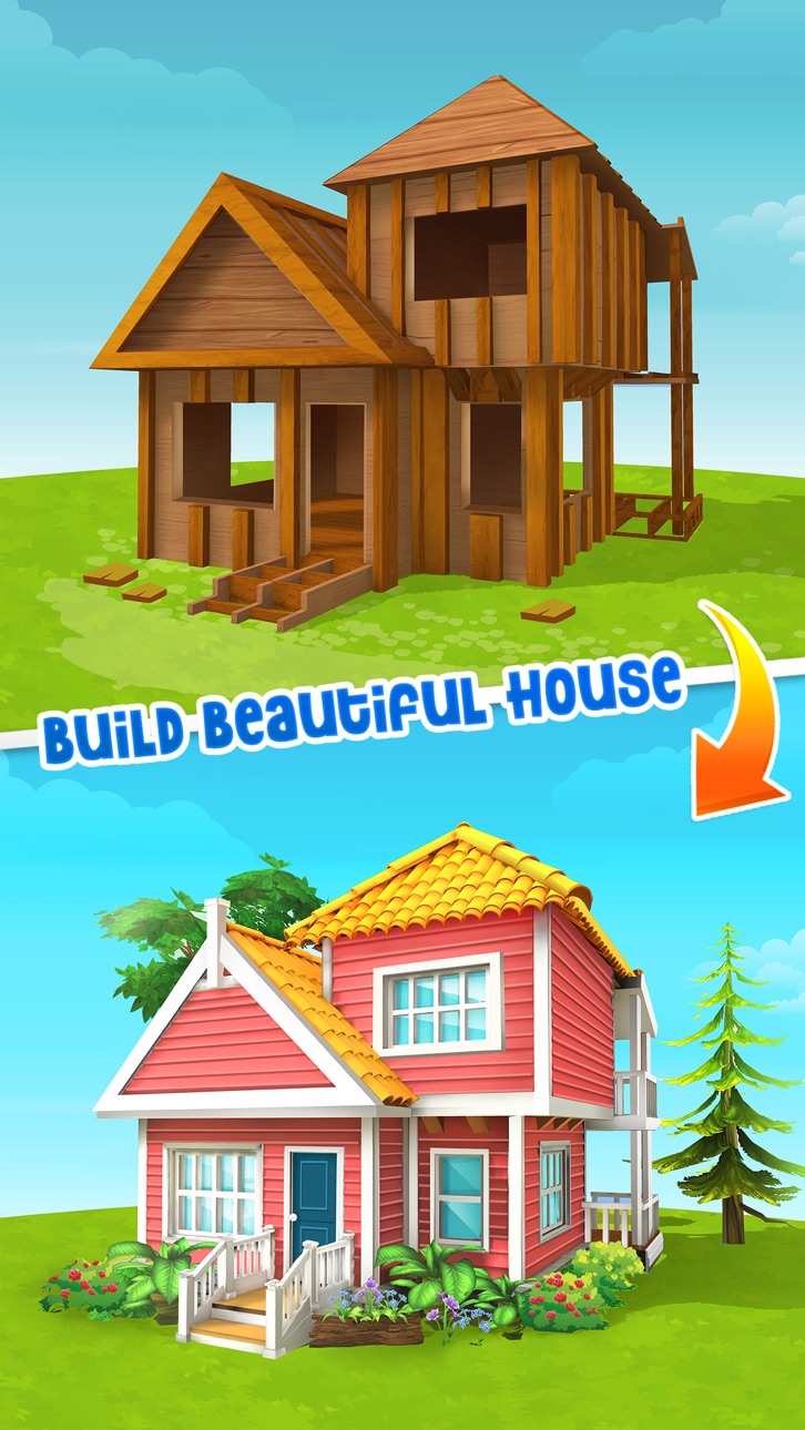 Idle Home Makeover Hack screenshot 1 - iOS game interface