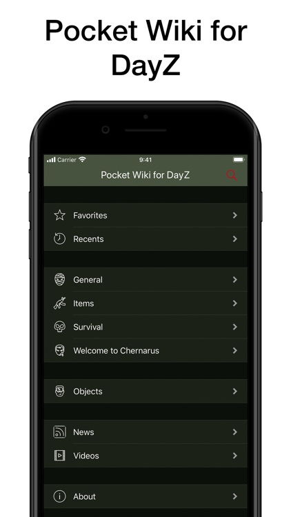 Pocket Wiki for DayZ