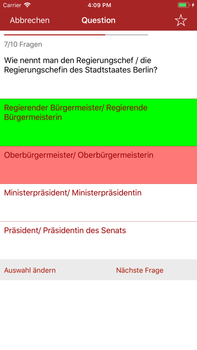 How to cancel & delete Einbürgerungstest 2020 by DW from iphone & ipad 2