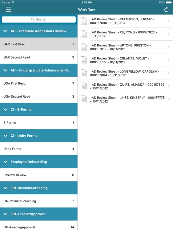 OnBase Mobile 18 for iPad