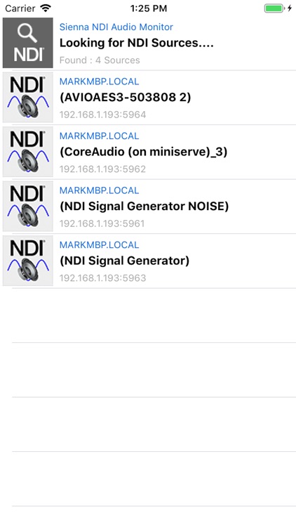 NDI Audio