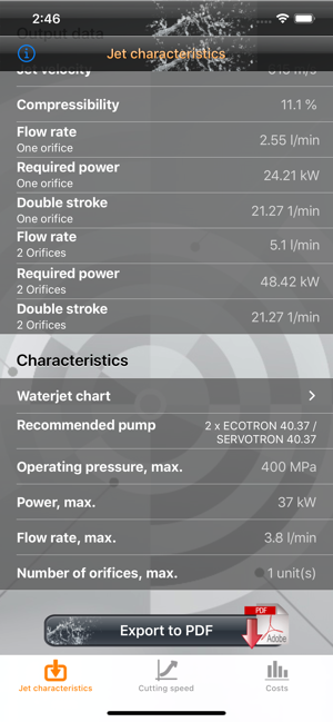 Waterjet-Calculator(圖3)-速報App