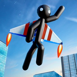 Flying Stickman Gangster City