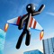 Save the city from the flying hero criminal mafia gangsters open world city attack