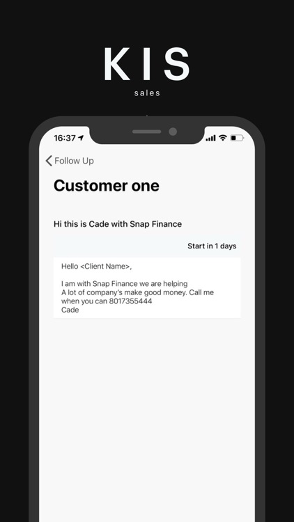 Kis Sales App screenshot-5
