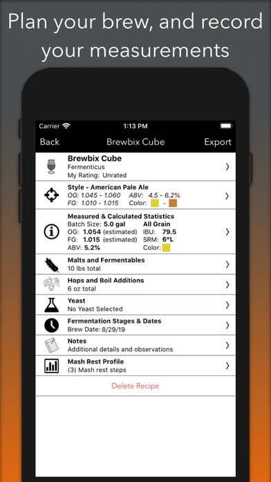 How to cancel & delete Fermenticus Brew Log - Home Brewing Calculator & Logbook from iphone & ipad 2