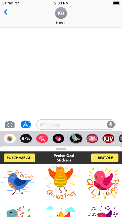 Praise God Stickers For Chat screenshot 3