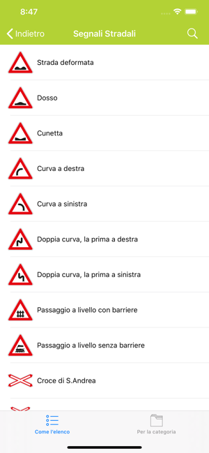Segnali stradali in Italia(圖6)-速報App