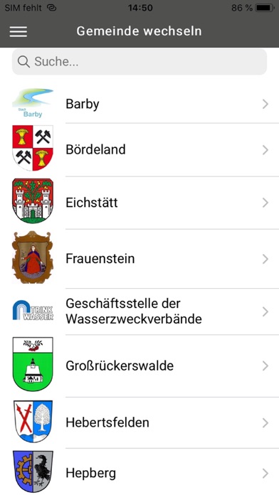 Meine Gemeinde App screenshot 2