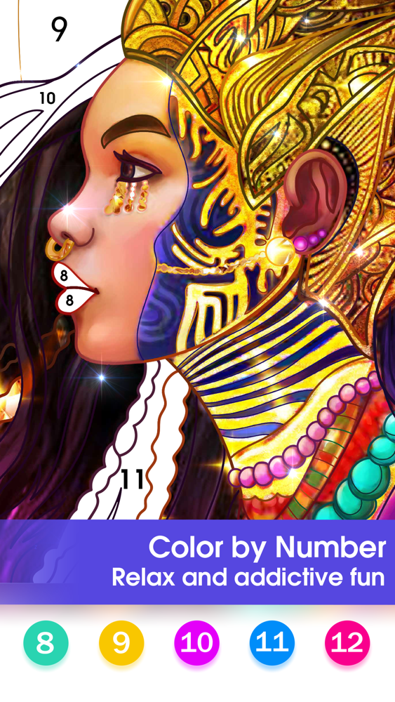Color by Number   Happy Paint App for iPhone   Free ...