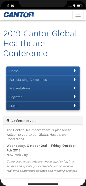 Cantor Conferences(圖2)-速報App