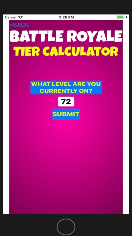 Battle Royale Tier Calculator