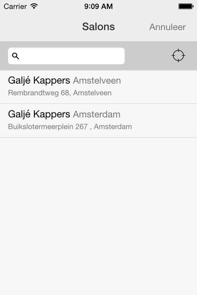 Galjé Kappers screenshot 3