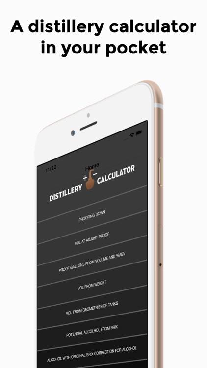 Distillery Calculator