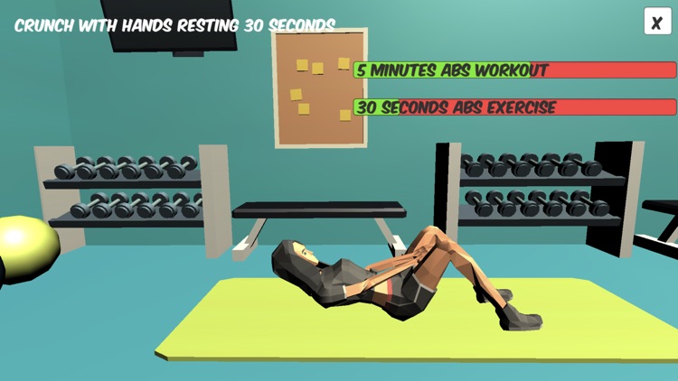 ABS - 5 min Six Pack Workout screenshot-3