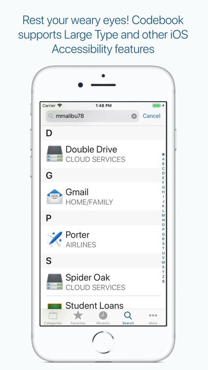 Codebook Password Manager screenshot-8