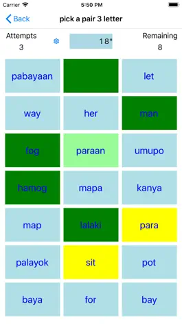 Game screenshot PickAPair Filipino - English apk