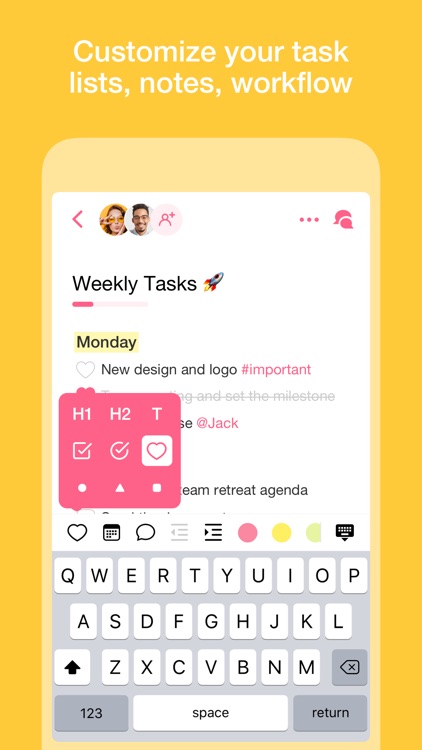 Taskade - Team Agenda & Chats.