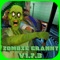 Zombie Evil Granny can hear everything be cautious not to attract his attention, Zombie Granny startling is the proprietor of the house