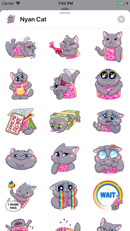 Nyan Cat Sticker Pack