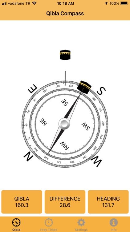 Qibla and Prayer Times