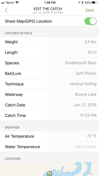 ConnectScale Fishing App