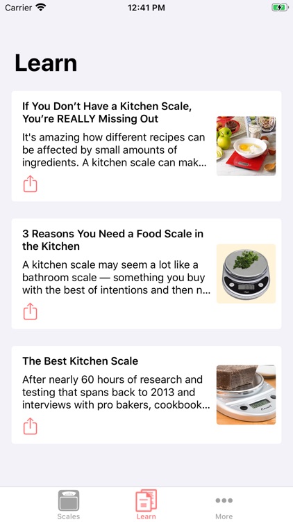 iScale: Kitchen Scale