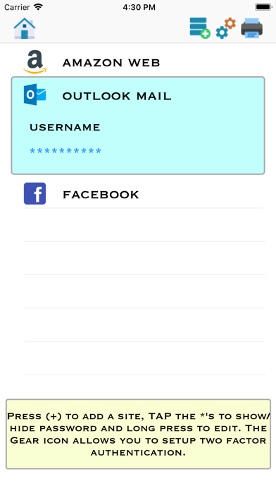 BioVoice Password Storage PRO screenshot 3