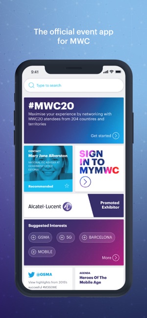 MWC20 – Official GSMA MWC App