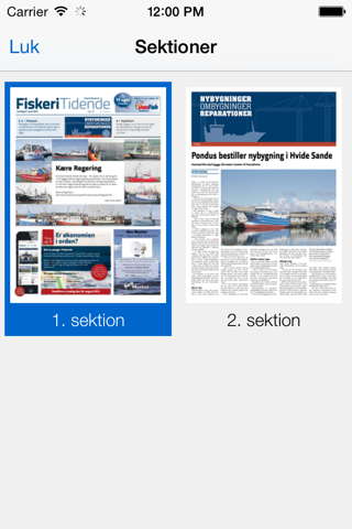 Fiskeri Tidende e-avis screenshot 3