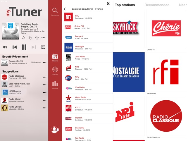 radio fm mytuner radio france dans l app store