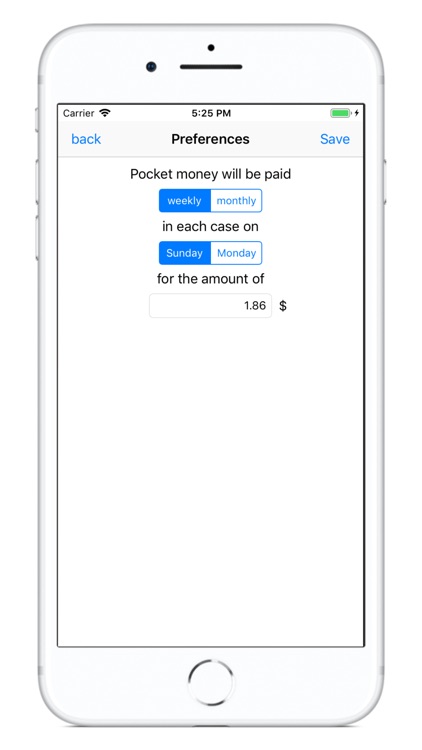 Allowance Pocket Money Manager screenshot-3