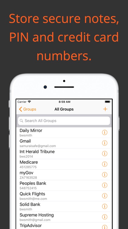 SamuraiSafe - Password Manager screenshot-4