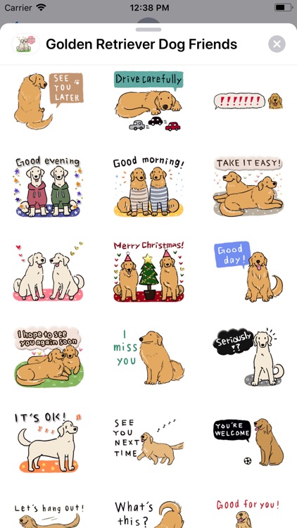 Golden Retriever Dog Friends screenshot-3